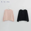 【a la sha】阿財立體繡花長袖上衣