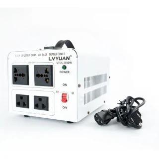 【OKAY!】國際變壓器 2500W 電壓轉接頭 電壓切換 旅行萬用接頭 萬用轉接插座 3-AT2025(雙向轉換變壓器)