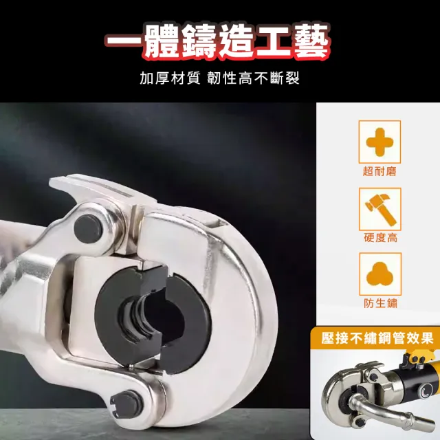 【精準科技】不鏽鋼壓接鉗 管子壓管鉗 液壓鉗工具 不鏽鋼壓管工具 手動鋁塑卡壓接鉗(MIT-GC1525工仔人)