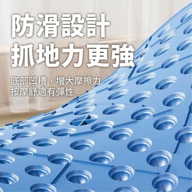 【keep power】超慢跑墊 55公分磁石指壓板+靜音止滑墊(圓形指壓板 足底指壓 按摩腳墊 升級磁石)