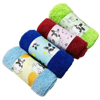 【CLEAN 克林】瞇瞇兔台灣抹布(超厚實 高吸水 乾濕兩用 擦拭布 去油汙 去塵)