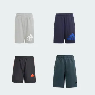 【adidas 愛迪達】精選兒童休閒運動短褲 運動褲 大童款 男童/女童(多款任選)