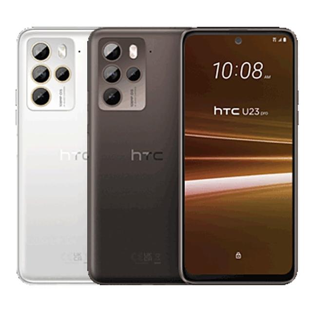 HTC宏達電 U23 HTC U23 Pro 搭載 Qualcomm Snapdragon 7 Gen 1 八核心處理器,6.7 吋 FHD+ 螢幕解析度達 2400x1080,提供流暢效能與視覺享受。後置 108MP + 8MP + 5MP + 2MP 四鏡頭系統,前置 32MP 自拍鏡頭,支援 5G 雙卡雙待、IP67 防水防塵、4600mAh 電池續航。內建 8GB RAM / 256GB 儲存空間,可擴充 microSD 記憶卡。顏色選擇咖啡黑、慕雪白,尺寸 166.6 x 77.09 x 8.88 mm,重量 205g。支援 NFC、藍芽、USB 傳輸,NCC 認證 CCAK235G0010T0,適合追求高效能的 5G 手機使用者。
