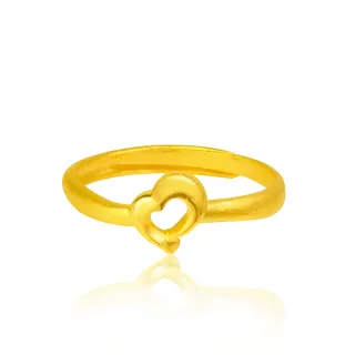 【今生金飾】珍心戒 網路獨賣(黃金戒指)