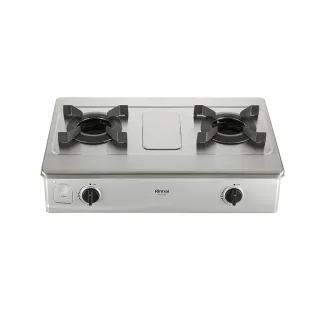 【林內】台爐式內焰不銹鋼雙口瓦斯爐(RTS-N2701S 基本安裝原廠保固)