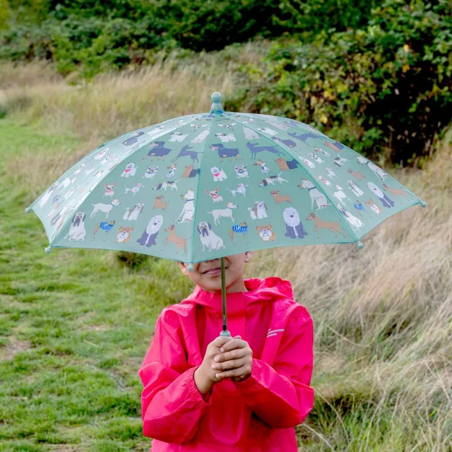 【Rex London】英國 兒童雨傘 狗日常 / 遮陽傘 晴雨傘 直傘