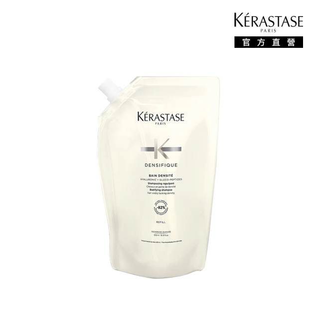【KERASTASE 巴黎卡詩】白金賦活淨髮浴 500ml 補充包(頭皮保養/蓬鬆/養髮/大容量洗髮精)