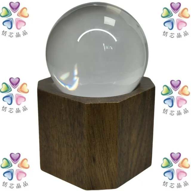 【恬芯晶品】頂級全淨體白水晶球  鎮宅 消磁 淨化 好運擺飾 T01(頂級全淨體白水晶球 透體晶球 鎮宅)