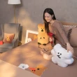 【YVONNE 以旺傢飾】100%美國棉 吹眠曲被套+枕套組-可可棕(加大 純棉 DINOTAENG)