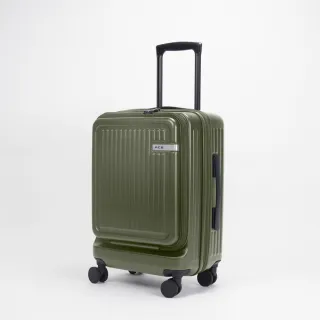 【ACE BAGS＆LUGGAGE】21吋 JOLLY2 前開式可擴充直紋登機箱(多色可選05026)