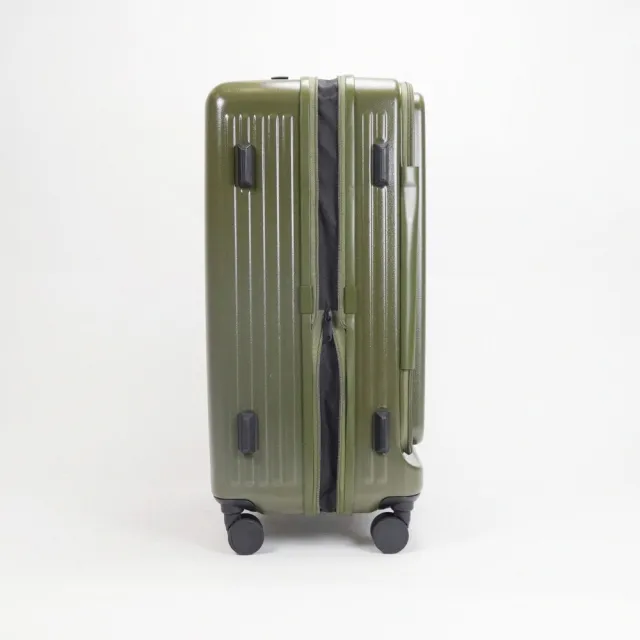 【ACE BAGS＆LUGGAGE】26吋 JOLLY2 前開式可擴充直紋中型箱(多色可選05027)