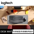 【Logitech 羅技】Lift人體工學垂直滑鼠+Wave Keys人體工學鍵盤+桌墊