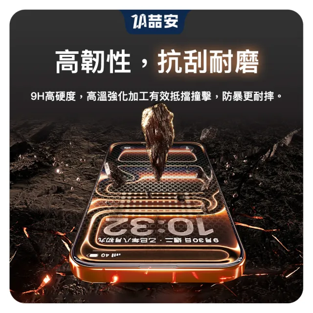 【ZA 喆安】高清鋼化玻璃螢幕手機保護貼膜i18/17/16/15/14/13/12/11/Xr Air/Plus/Pro/Pro Max 適用iPhone