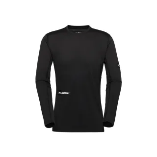 【Mammut 長毛象】Eiger Nordwand FL Longsleeve Men 極限艾格長袖排汗衣 黑色 男款 #1016-01790
