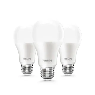 【Philips 飛利浦】12入組｜12W 易省燈泡 E27燈泡(無藍光、長壽命、高光效、照度均勻、E27燈頭)