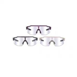 【TTbici】A-2 Performance Sunglasses 競速運動眼鏡 /霧透明/霧紫色/透明黑色+變色鏡片(B1TC-EA2-XXPHON)