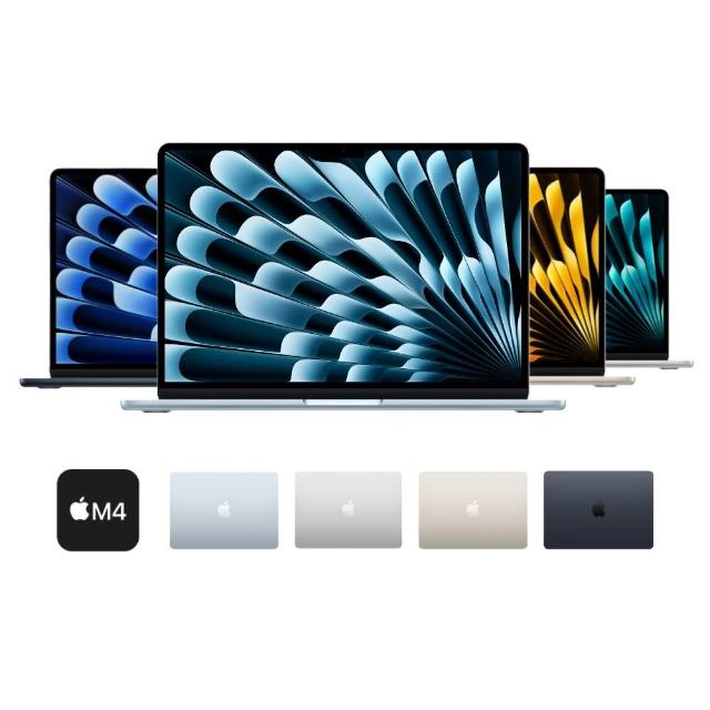 【Apple】MacBook Air 13.6吋 M4 晶片 10核心CPU 10核心GPU 16G 512G SSD