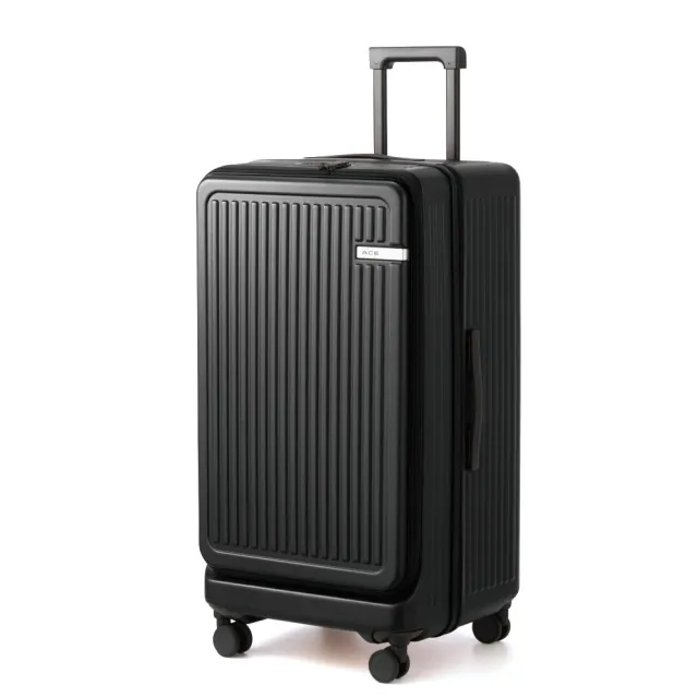 【ACE BAGS＆LUGGAGE】31吋 JOLLY2 前開式可擴充直紋大容量胖胖箱(多色可選05029)