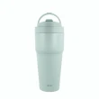 【WOKY 沃廚】2+1超值組_二代渾圓杯 鈦陶瓷款770ml-附彈跳&矽膠粗吸管(隨行杯/吸管杯/保溫杯/保溫瓶)