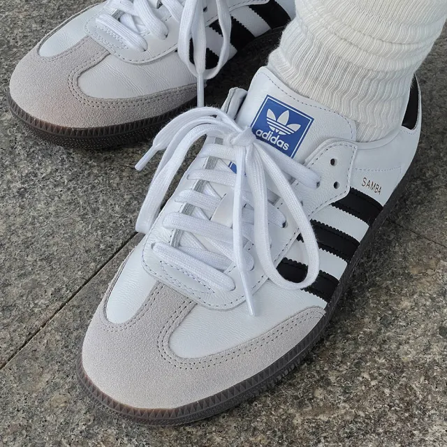 【adidas 愛迪達】SAMBA OG 休閒鞋 運動休閒鞋 德訓鞋 滑板 復古 男鞋/女鞋 - Originals B75806