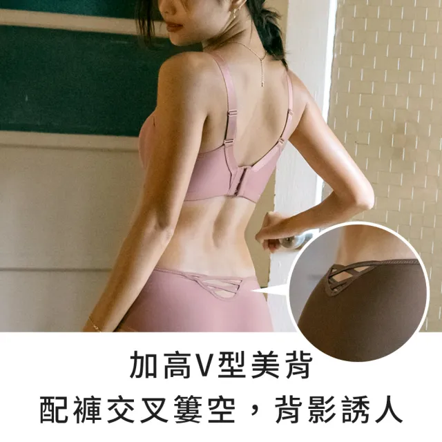【玉如阿姨】水壩內衣。高包覆強支撐穩定不外擴 台灣製※0565可可咖(B.C.D.E罩 無鋼圈 集中)