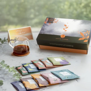 【JC咖啡】咖啡森林濾掛禮盒│世界莊園濾掛咖啡x1盒(10gx20包/盒;10個莊園任選;附提袋及卡片;去氧設備包裝)