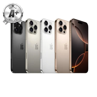 【Apple】A+級福利品 iPhone 16 Pro Max 512G 6.9吋(電池健康度100%+充電組)