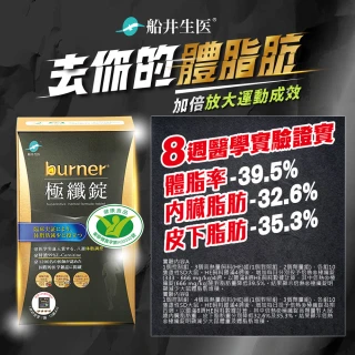 【船井burner倍熱】極纖錠8盒黑金限定版-共480顆(禾浩辰愛用推薦)