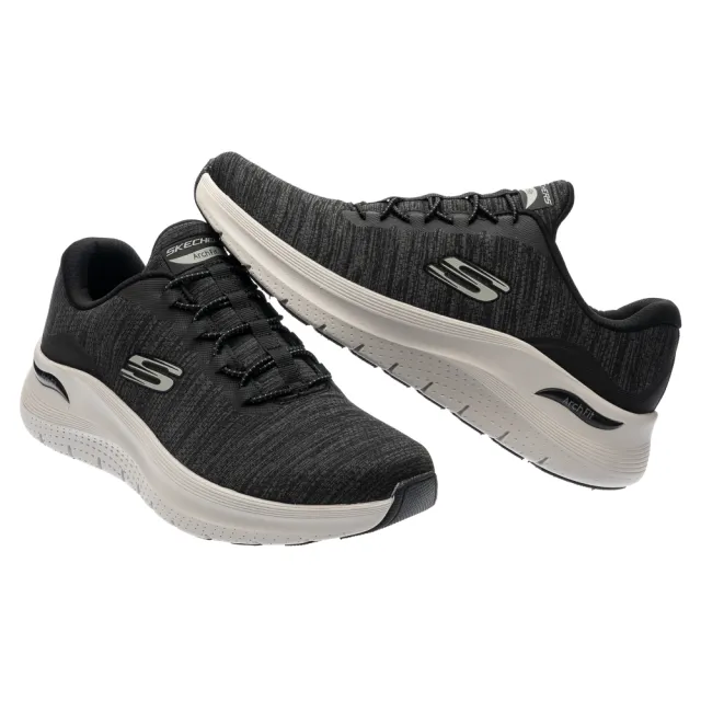 【SKECHERS】男鞋 運動系列 運動鞋 ARCH FIT 2.0(232709BKGY)