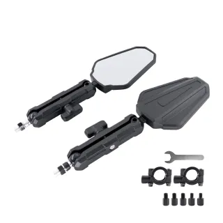 【風之守護】360度越野後照鏡-快(機車後照鏡 越野後照鏡 電動車後照鏡 角度可調可折疊)