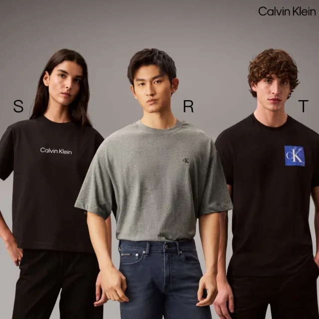 【CALVIN KLEIN】官方旗艦館 CK 經典男女款短袖T恤 多款任選