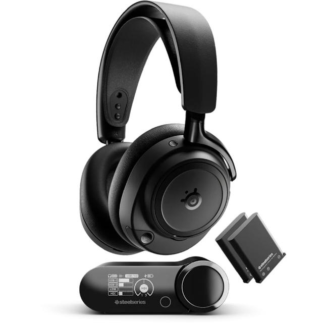 【Steelseries 賽睿】Arctis Nova Elite無線電競耳機麥克風(電競/耳機/頭戴式/無線/黑)