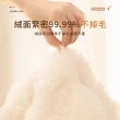 【LEZUN 樂尊】兔兔絨地毯臥室床邊毯80×160cm(奶油風地墊 毛絨純色地毯 多色可選)