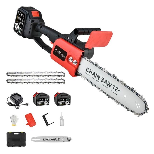 【Ogula 小倉】12寸電鏈鋸 伐木鋸 電動鋸子 BSMI電池：R3E558（十五節兩電）(無刷電機/無級變速/輕量設計)