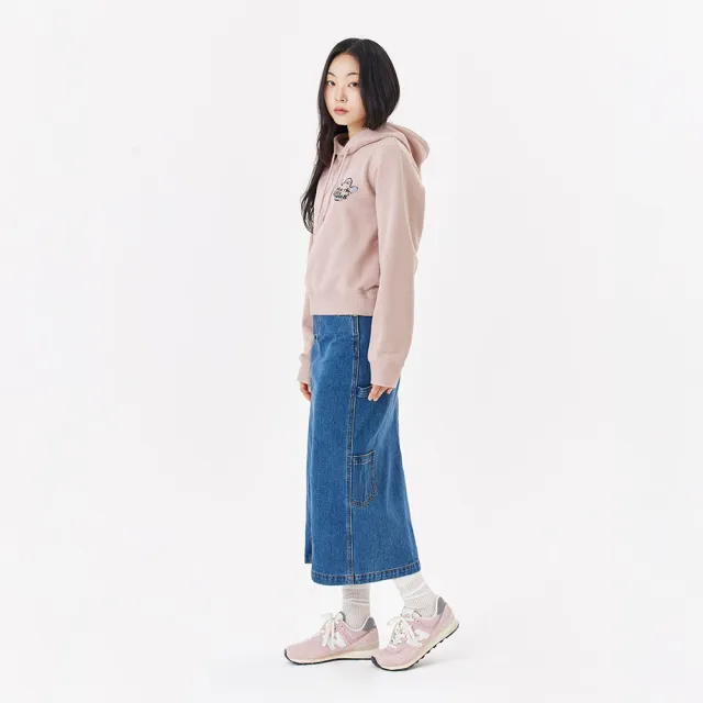 【Mark Gonzales】女裝 小天使娃娃帽T-粉紅色