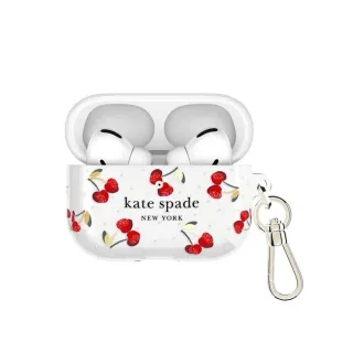 【KATE SPADE】AirPods Pro 3 代保護殼 嬌豔櫻桃(硬殼/耳機套/耳機殼)