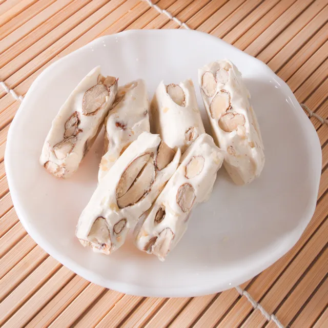 【老師傅】手工杏仁牛軋糖280克 三種口味任選1包(原味/咖啡/綠茶/獨立包裝/年貨/年節送禮)
