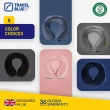【Travel Blue 藍旅】記憶棉寧靜頸枕 出國旅行 長途必備(U型枕/飛機枕/旅行頸枕)