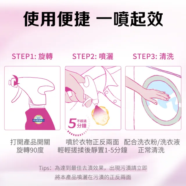 【Vanish 漬無蹤】新一代碧蓮衣物預潔劑500mlx2(衣領精/去漬噴霧/去漬液/衣領去污劑/去漬劑)
