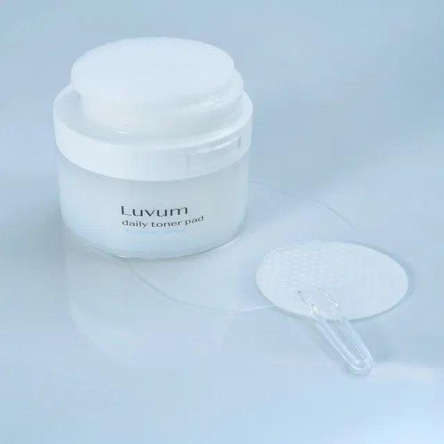 【Luvum】韓國 金縷梅透明質酸爽膚棉片 60片 控油 收斂 保濕 去角質 棉片 官方直營(棉片)
