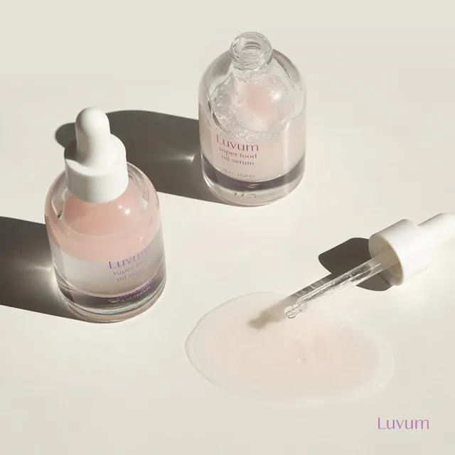 【Luvum】水潤彈性修護組 積雪草精華油30ml+膠原精華油30ml 雙重保濕 修護 官方直營(官方直營)