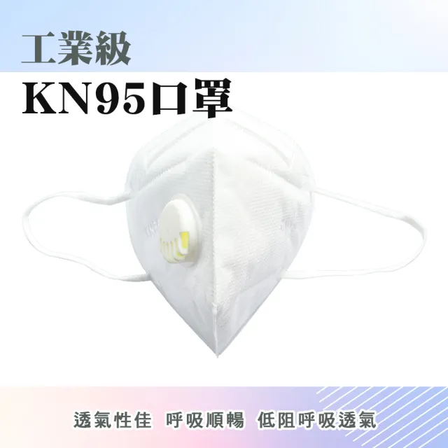 【防護專家】185-ST3M9501+*50 代工廠3M口罩 工業級口罩 KN95口罩 立體口罩 防塵口罩 呼吸閥口罩(50入)