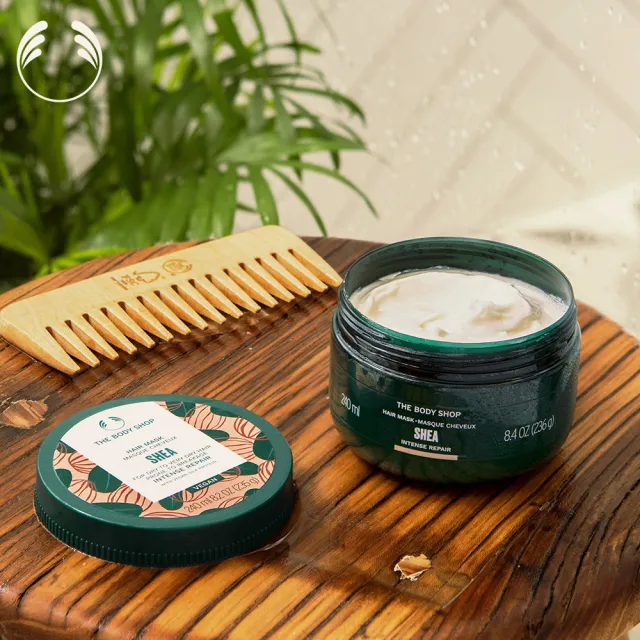 【THE BODY SHOP 美體小舖】乳油木果豐盈髮膜-240ML
