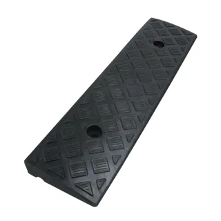 【安全設備】185-HBA031349B爬坡墊 減速板臺階墊 停車墊 減速帶斜坡板 汽車門檻(黑色3公分高 三角板)