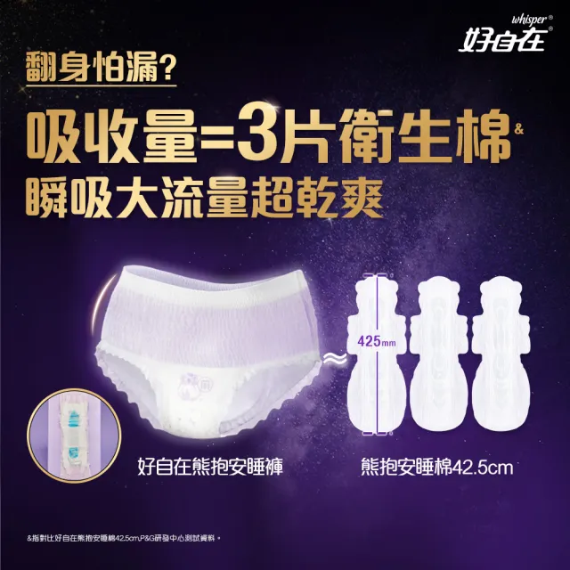 【好自在】嘗鮮體驗組-Air-Dry雲枕瞬吸/草本健康加熊抱安睡褲/衛生棉褲/褲型衛生棉