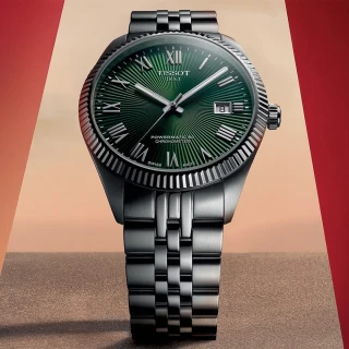 【TISSOT 天梭】T156.408.11.093.00 Ballade COSC 天文台認證機械錶-39mm 禮物 推薦(T1564081109300)