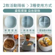 【ZING】日日便當盒/保鮮盒 1200ml(全配旗艦版-五色可選 可微波 可蒸煮)