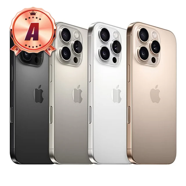 【Apple】A級福利品 iPhone 16 Pro Max 256G 6.9吋(贈原廠快充頭)