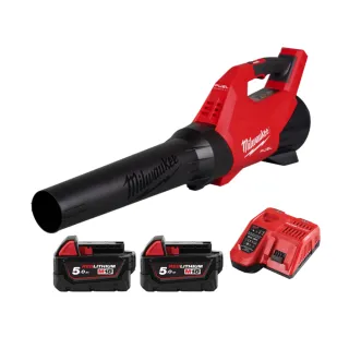 【Milwaukee 美沃奇】18V 無碳刷 鼓風機 吹風機 吹葉機(M18 FBLG3 主機+5.0電池兩顆+充電器)