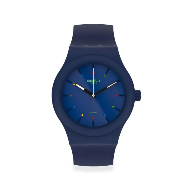 【SWATCH】WAKTU51 機械手錶/男錶/女錶/瑞士製造 SO30N400(42mm)